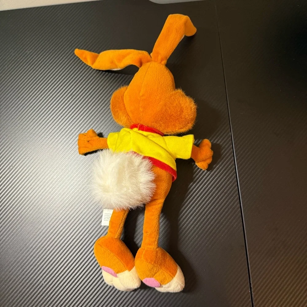 🐰 Vintage 2001 Nestlé Nesquik Bunny Plush – “N” Shirt – Toy Network Plush - Picture 5 of 12